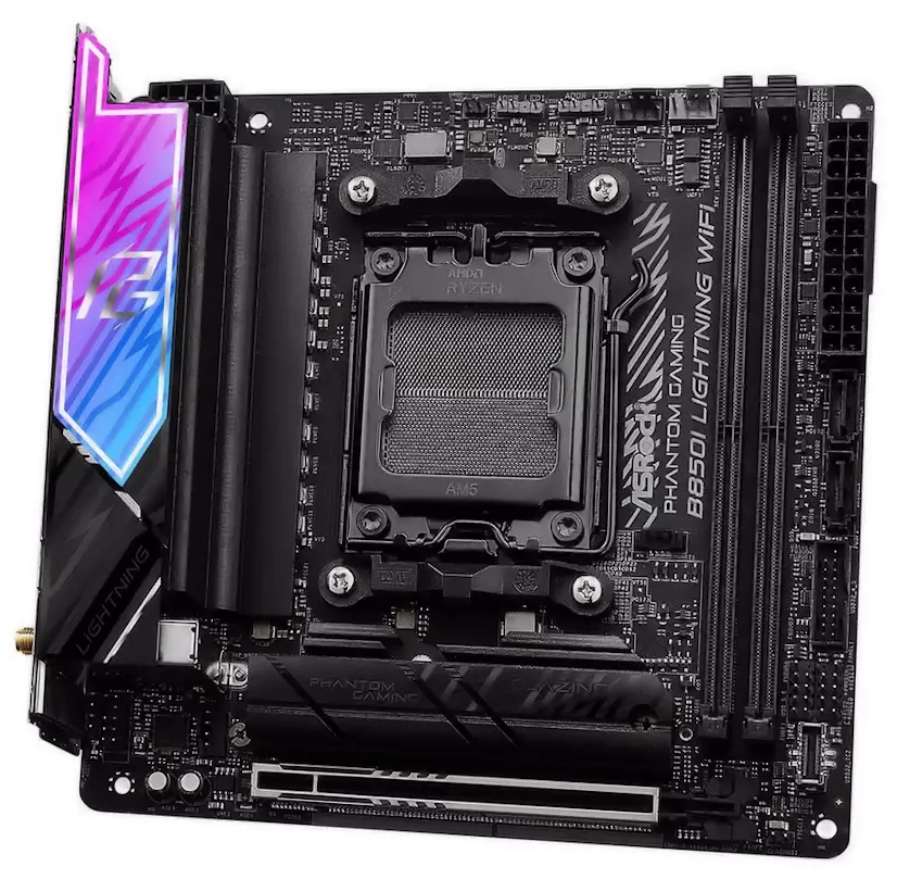 Montaje Placa Base ASRock B850I Lightning WIFI Madrid Informático Domicilio Madrid - Montaje Placa Base ASRock B850I Lightning WIFI Madrid